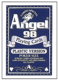 angel plastic playing cards
