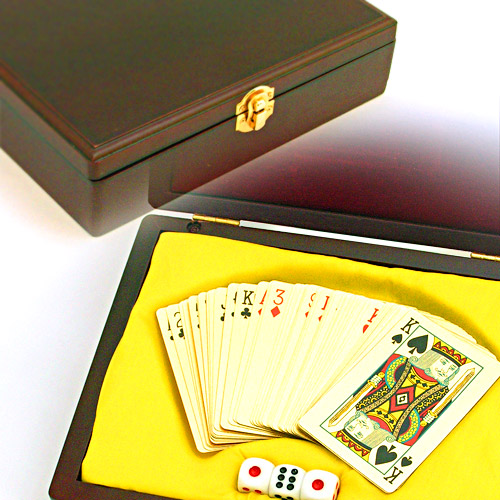 golden playing cards